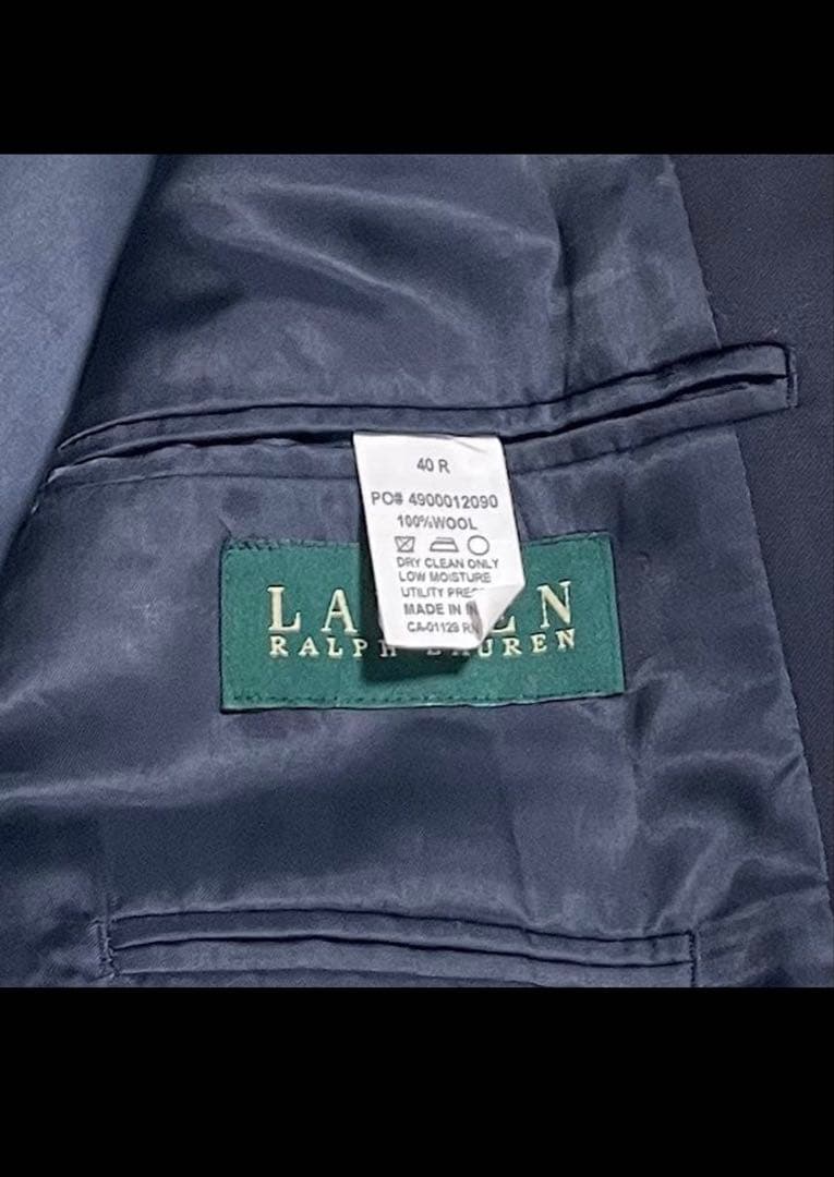 LAUREN RALPH LAUREN ネイビー テーラードジャケット