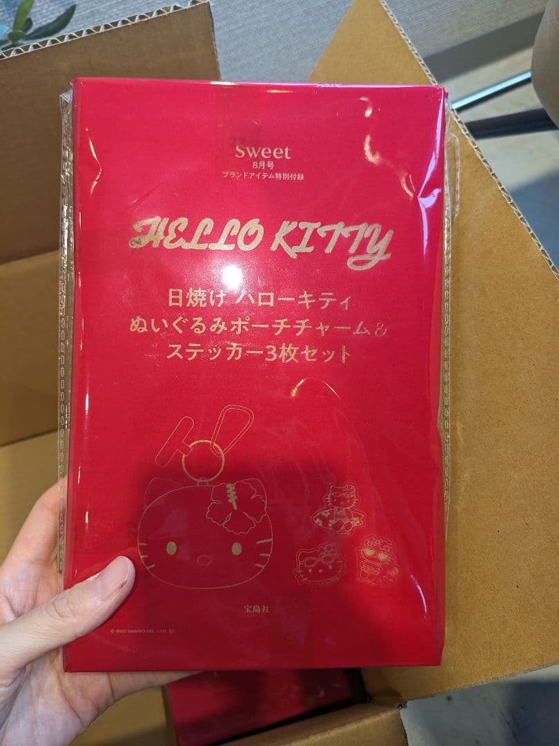 【未開封】付録18点セット　ハローキティ　InRed　Sweet　LEE