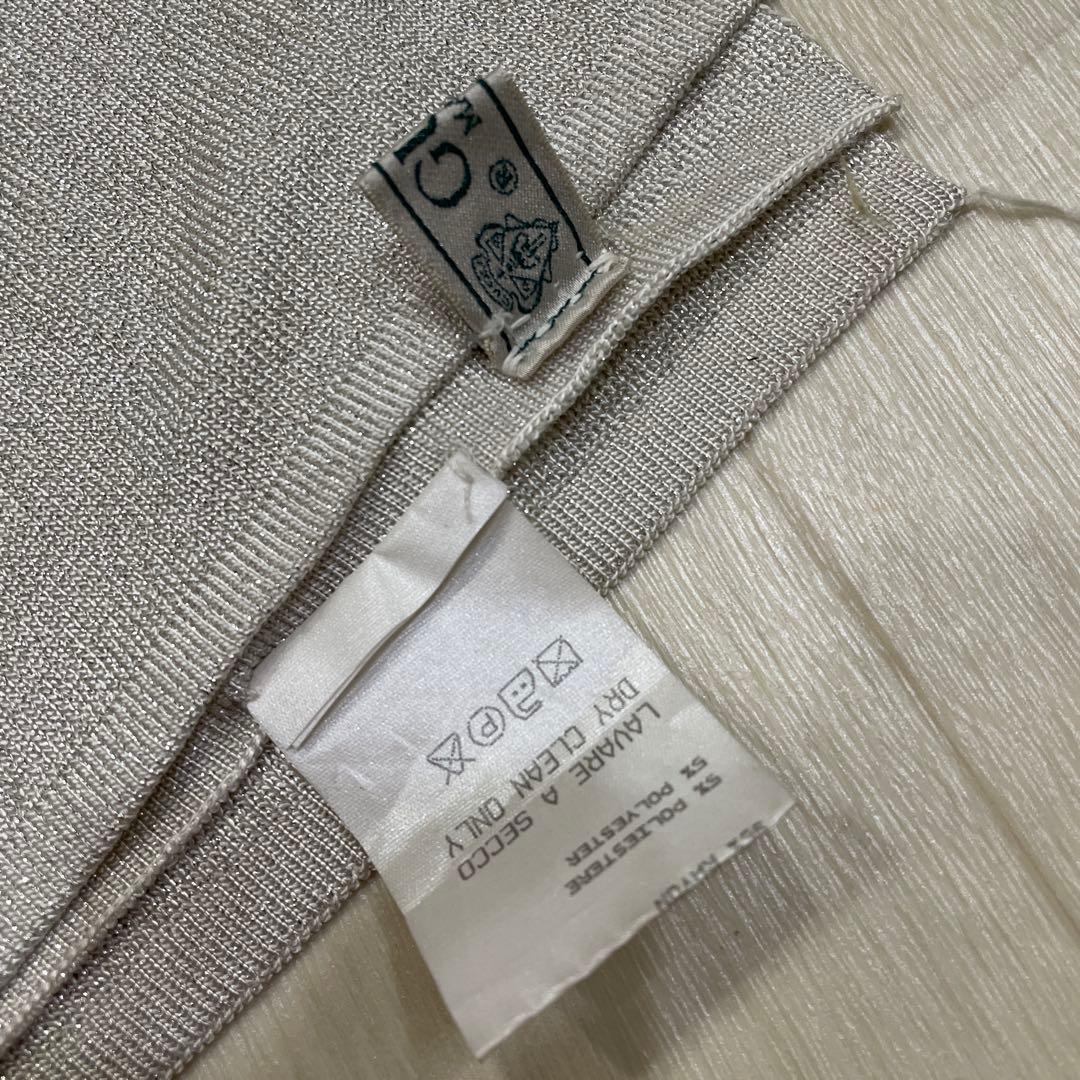 イタリア製 GUCCI ラメ糸 ニット 大判 ストール