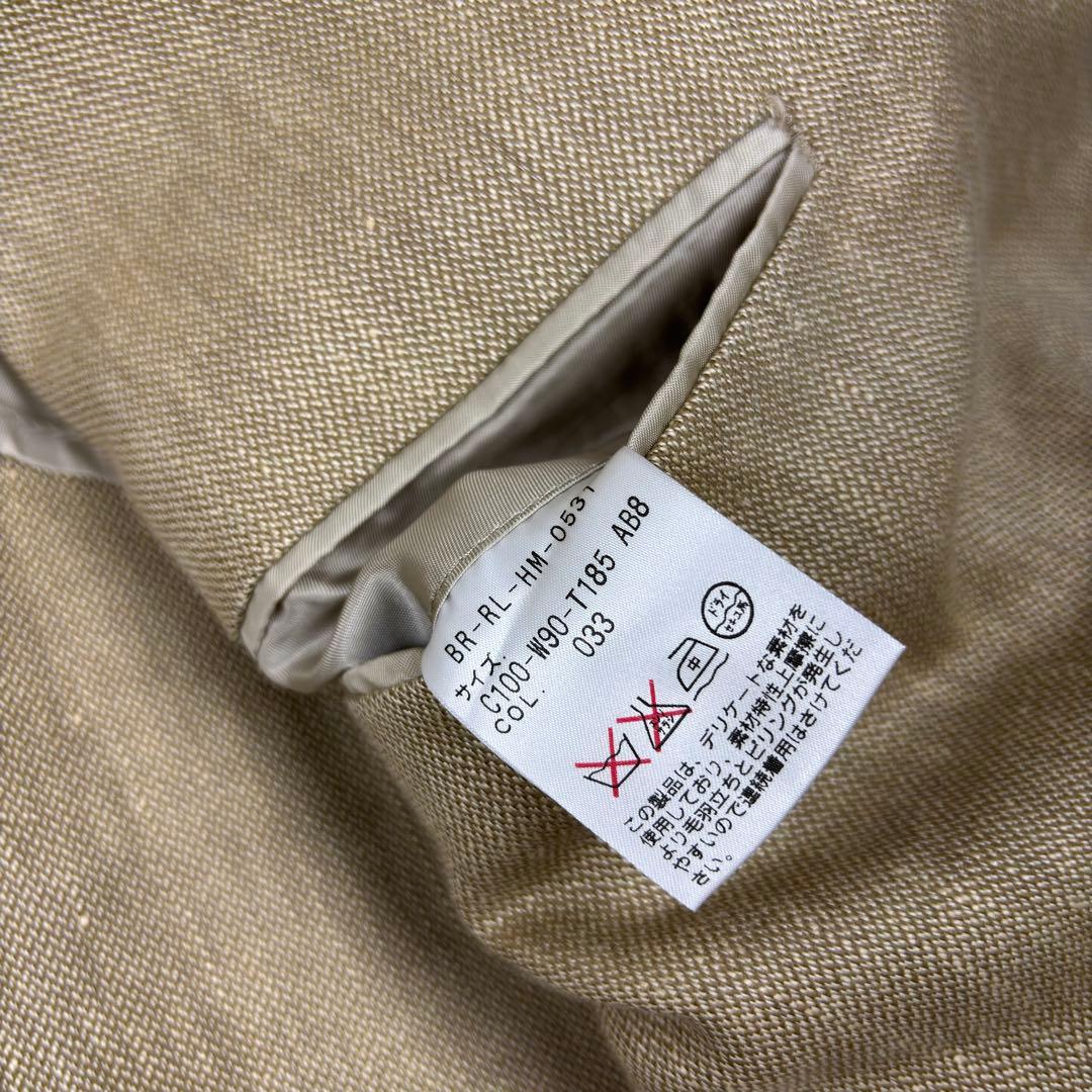 Polo Ralph Lauren ウールリネン 3つボタンテーラードジャケット