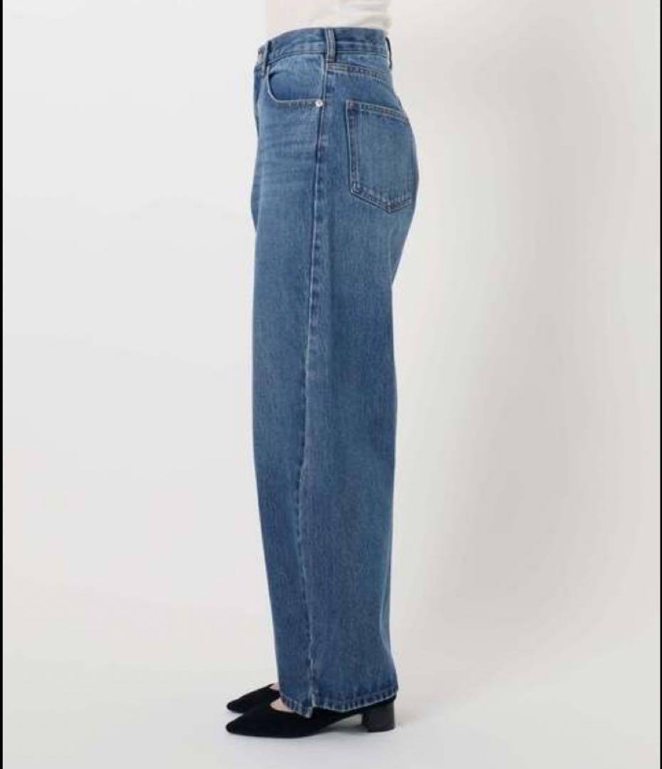 ウォッシャブル 【DU JOUR】BARREL BAGGY JEAN 36
