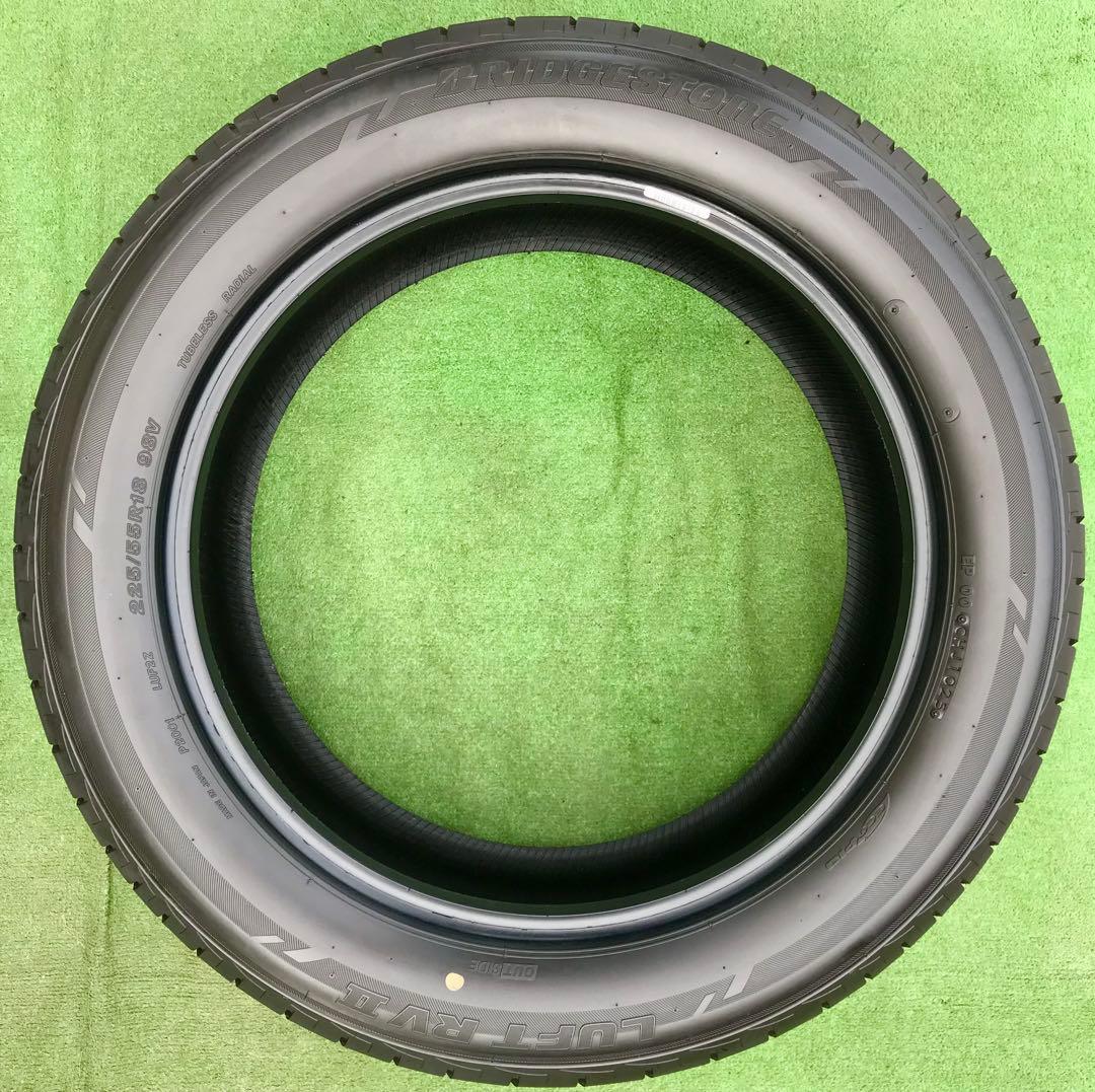 225/55 R18、BRIDGESTONEラジアルタイヤ2本2025年