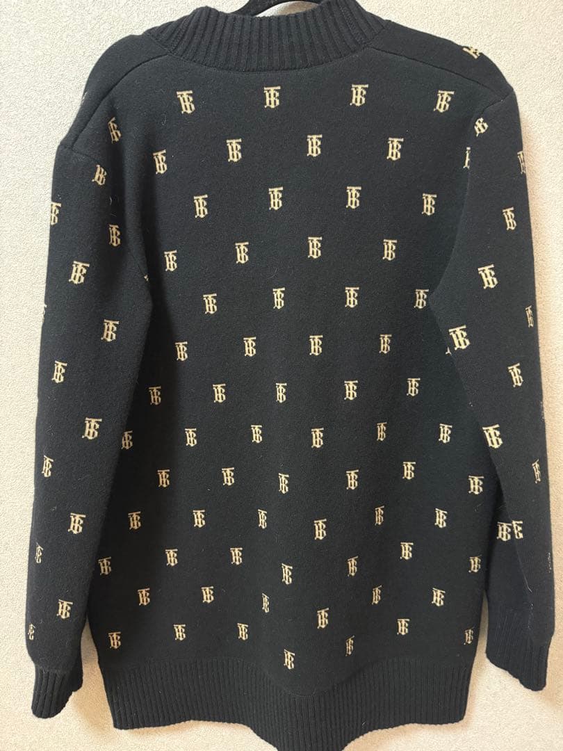 BURBERRY ブラック カーディガン S