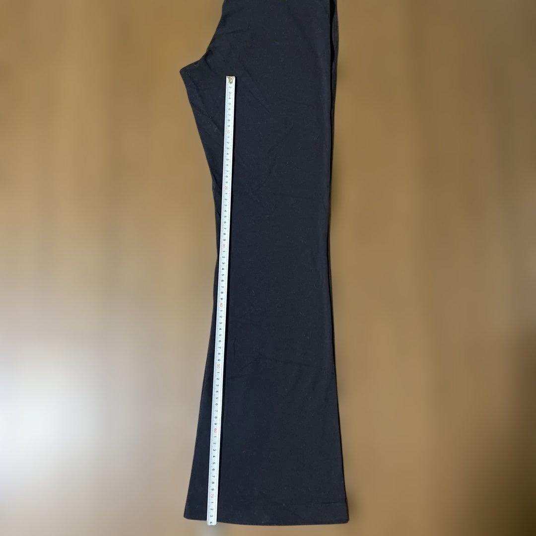 Lululemon ハイウエスト ブラック フレア　ヨガパンツ　サイズL