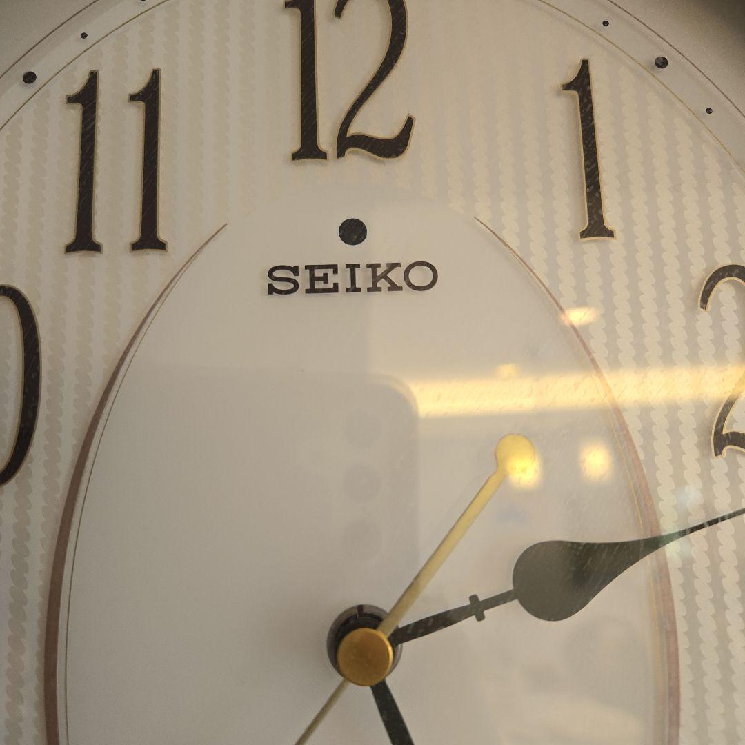 SEIKO セイコー 電波時計 からくり時計 振り子 メロディ 壁掛け時計