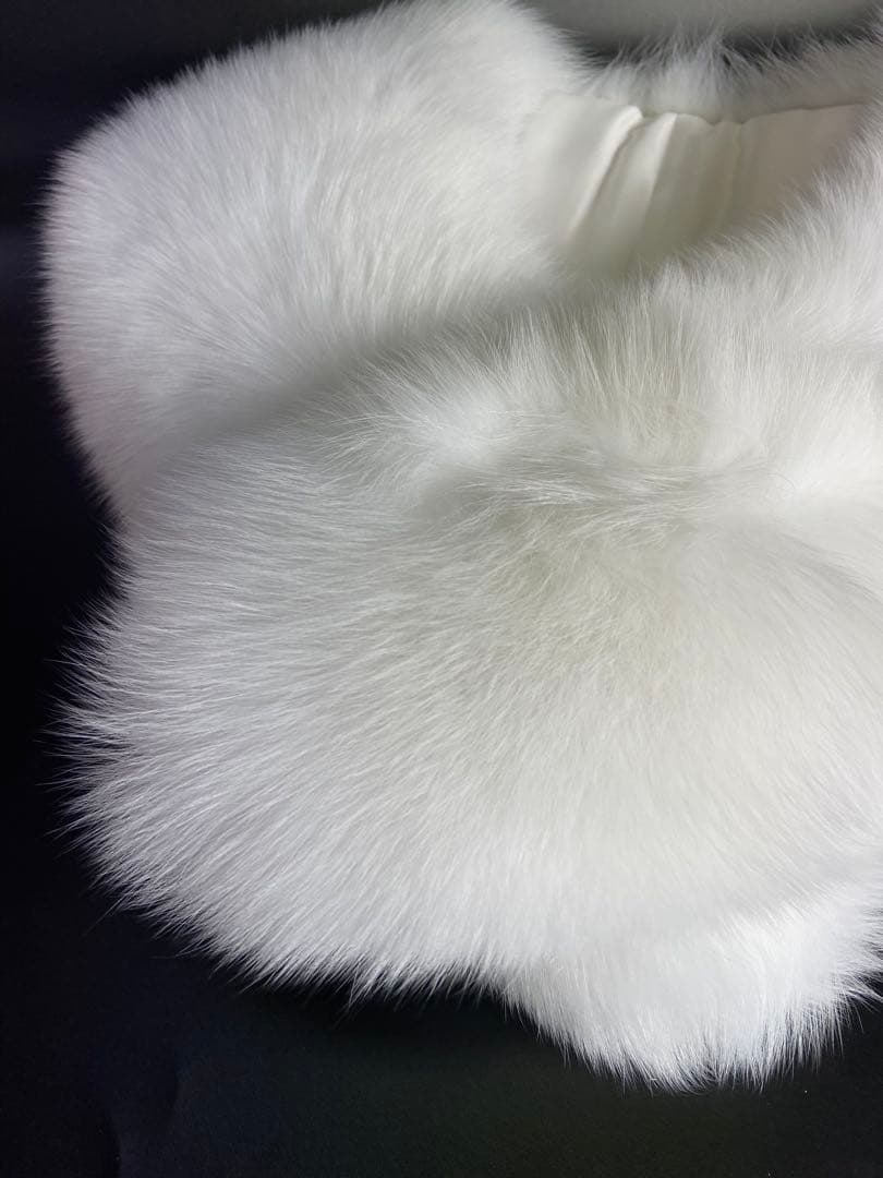振袖 ショール 着物 最高級 シャドー フォックス SAGA FURS 毛皮