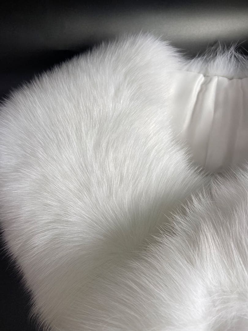 振袖 ショール 着物 最高級 シャドー フォックス SAGA FURS 毛皮