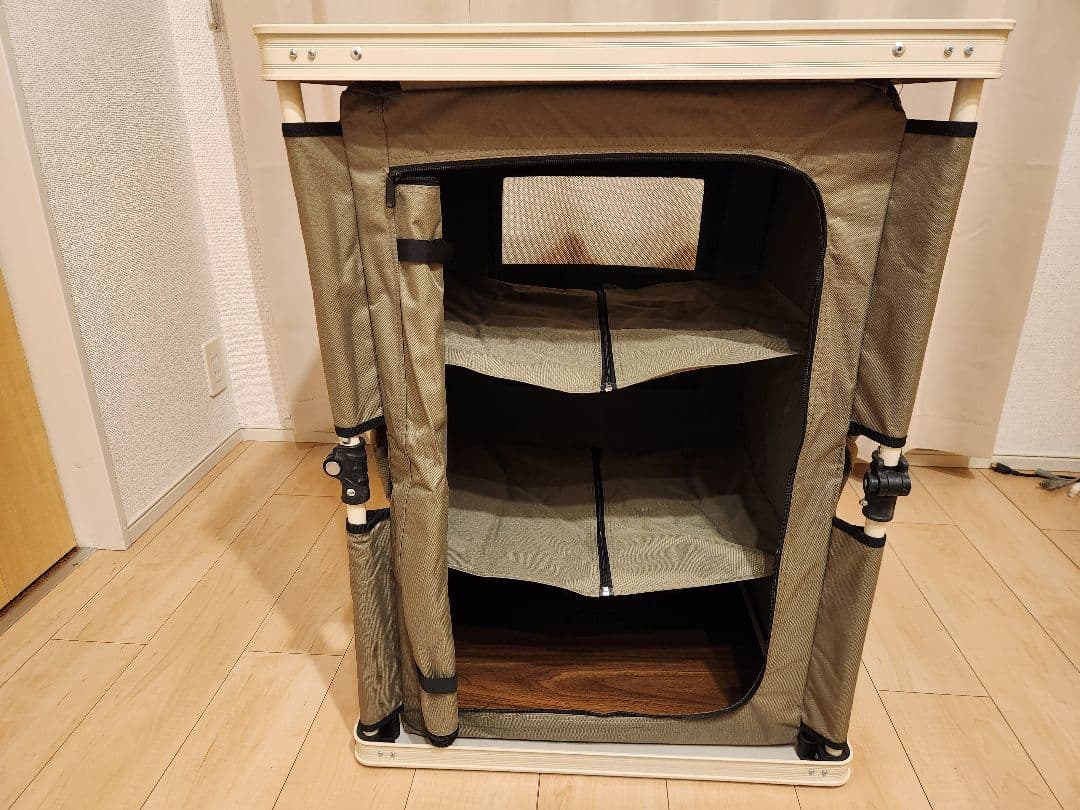 【未使用品】DOD マルチキッチンテーブル カーキ