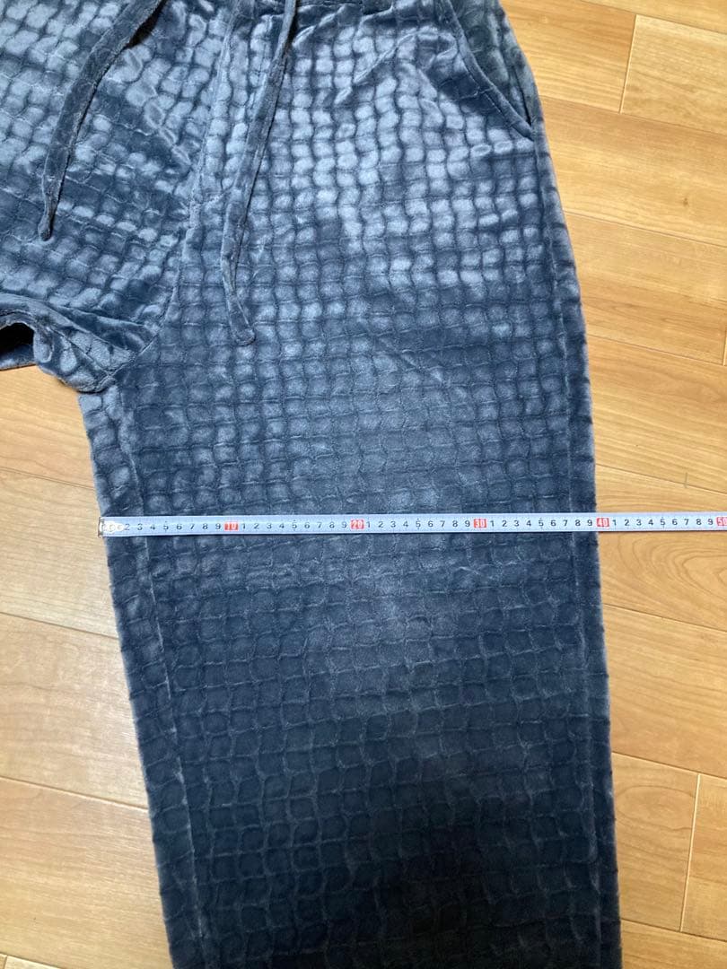 ぽ*ぽ様 bucker XXL クロコ総柄 ベロア セットアップ hiphop