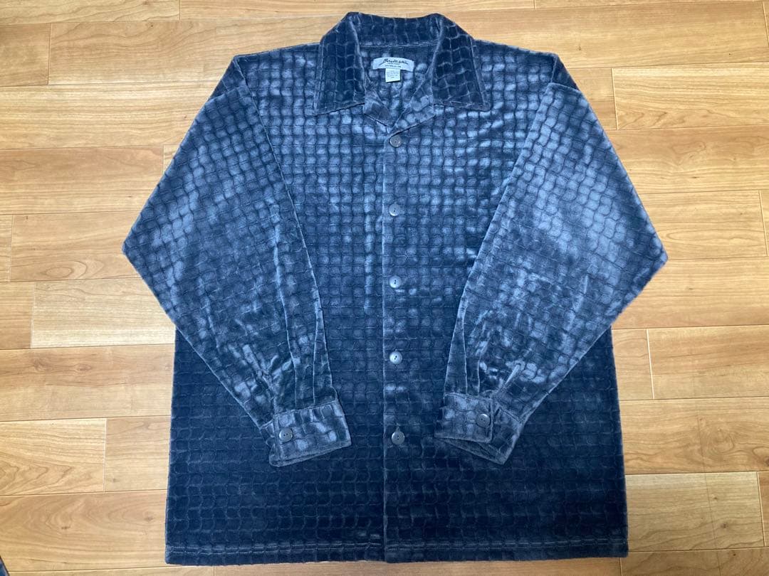 ぽ*ぽ様 bucker XXL クロコ総柄 ベロア セットアップ hiphop