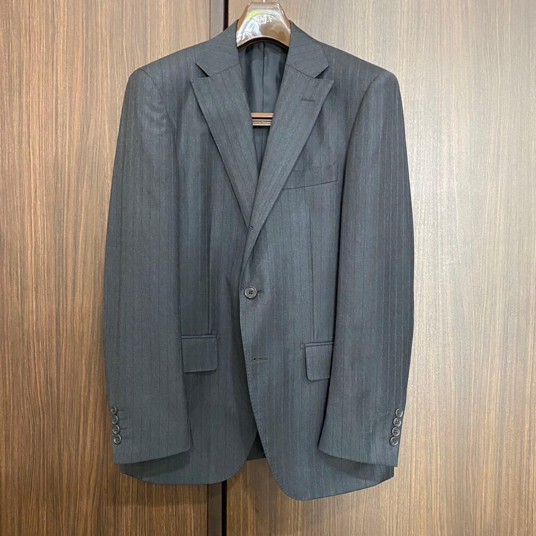 1回　価格6万　ONLY　オンリー　REDA伊製高級生地 スーツ M グレー