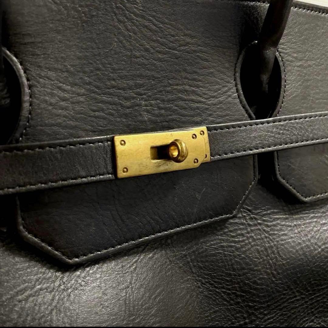 ポーター ネクサスセブン JANE LEATHER BAG バーキン 黒
