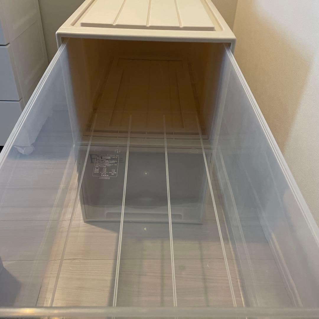 天馬　Fits ホワイト 3点セット　奥行74cm
