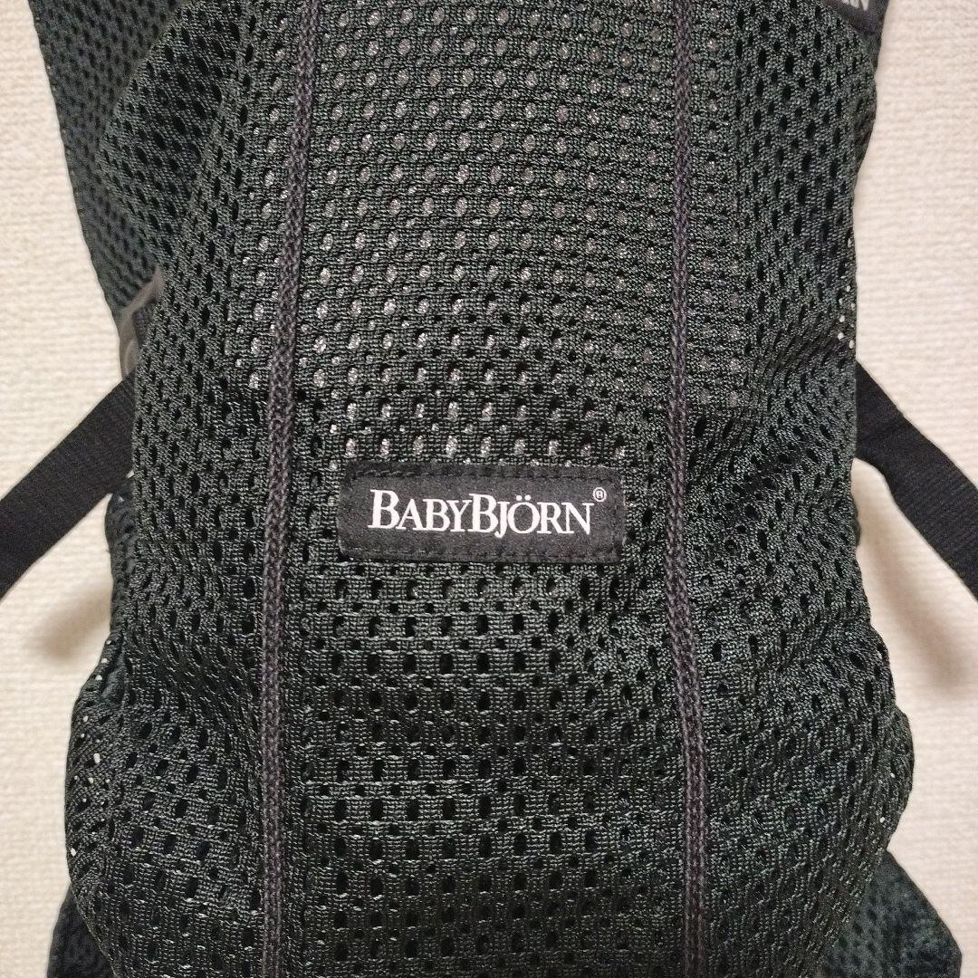 極美品 BABYBJÖRN ベビーキャリアmini Airブラック 箱 抱っこ紐