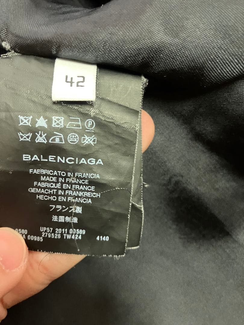 balenciaga 11aw ニコラ　ボタンレステーラードジャケット