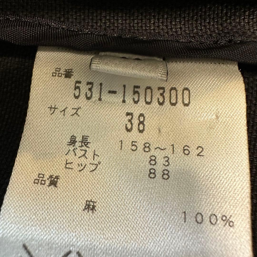 アドーア リネン ショートジャケット コート