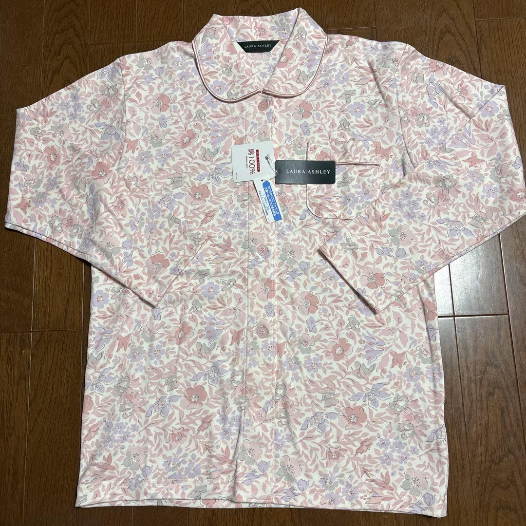 新品タグ付き【LAURA ASHLEY 】婦人パジャマ 春物パジャマ Mサイズ