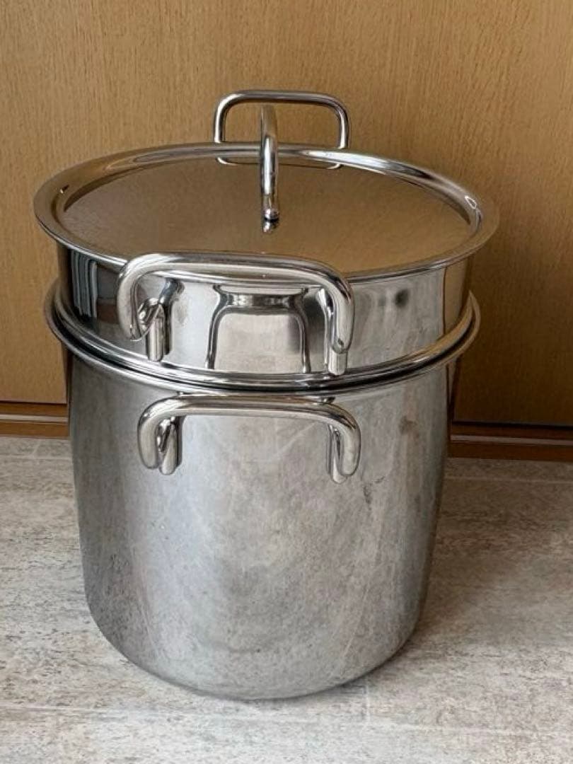 ジオプロダクト miyaco ALCOR7 パスタ鍋21cm 6.8L 美品