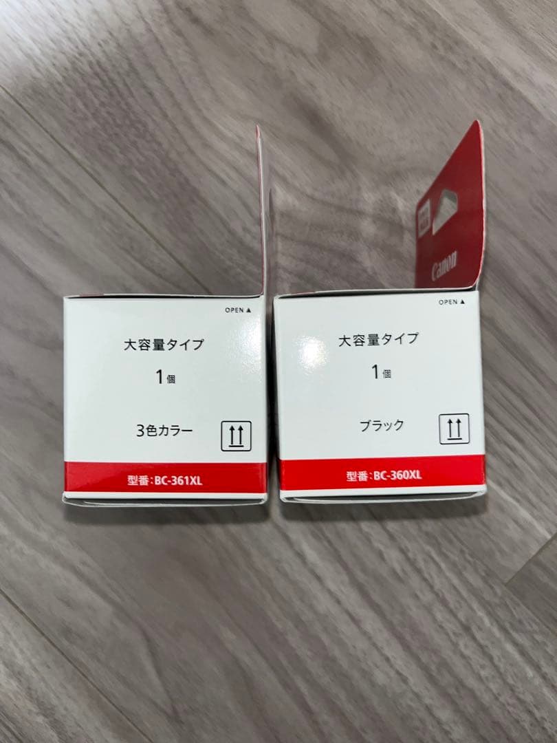 2個キヤノン 純正インク PUXUS FINEカートリッジBC-361,360