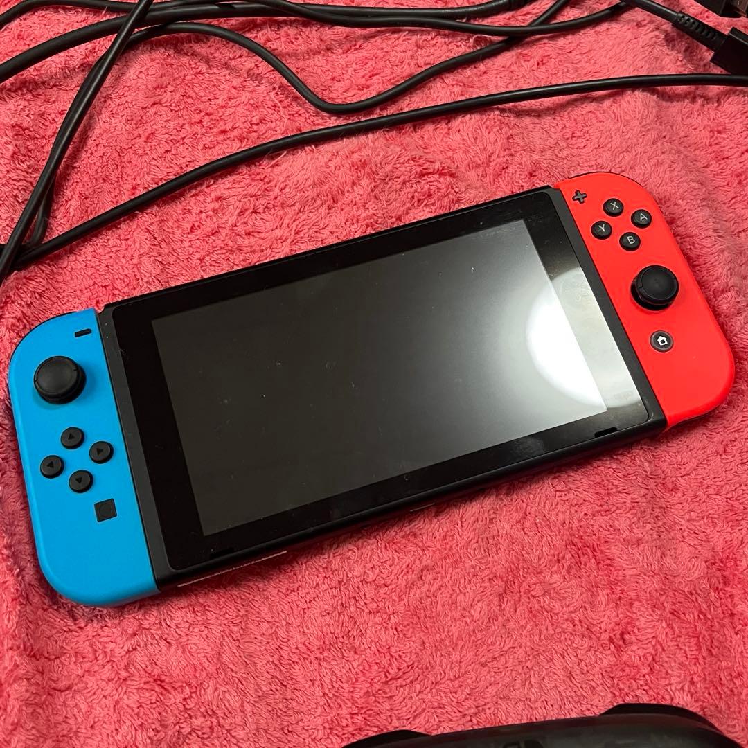 Nintendo Switch 本体 青/赤Joy-Con プロコン付き