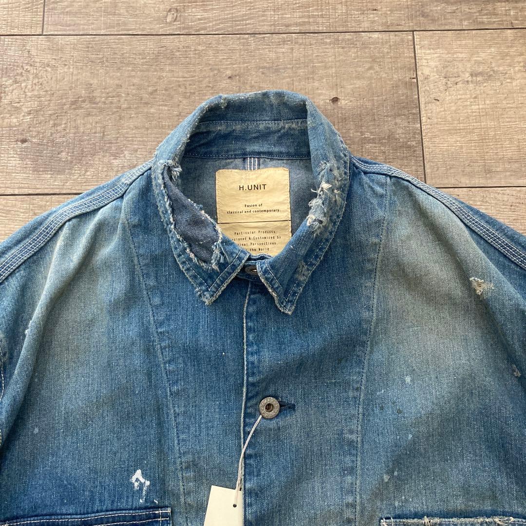 新品、未使用　H.UNIT COVERALLS カスタマイズ　サイズ3
