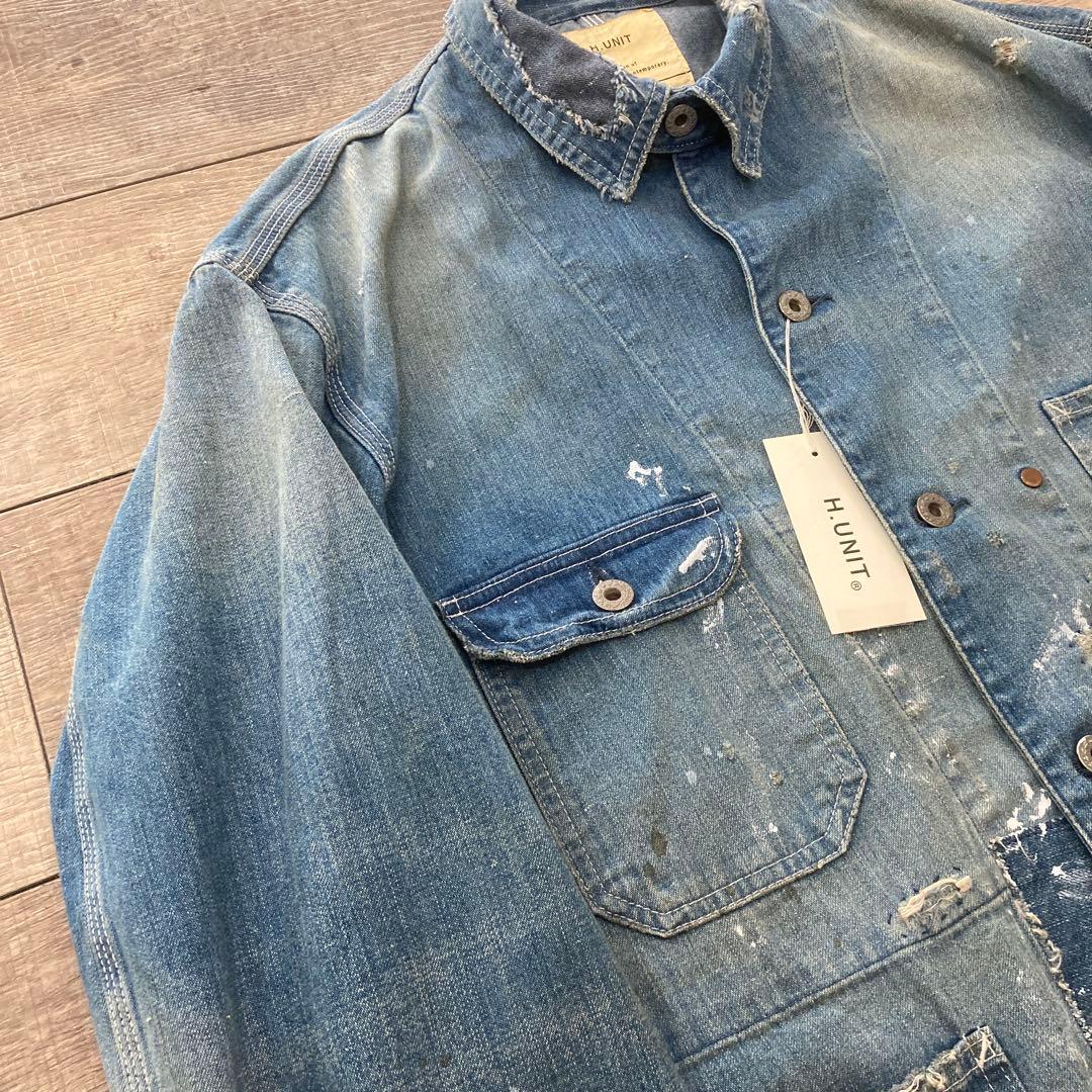 新品、未使用　H.UNIT COVERALLS カスタマイズ　サイズ3