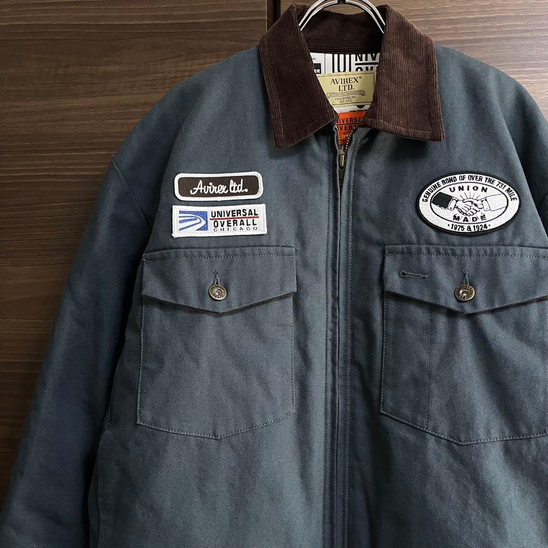 AVIREX × UNIVERSAL OVERALL WORK JACKET M
