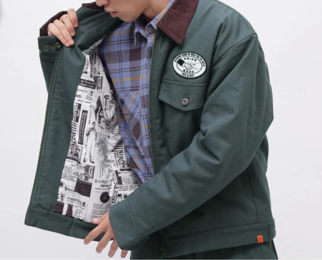 AVIREX × UNIVERSAL OVERALL WORK JACKET M