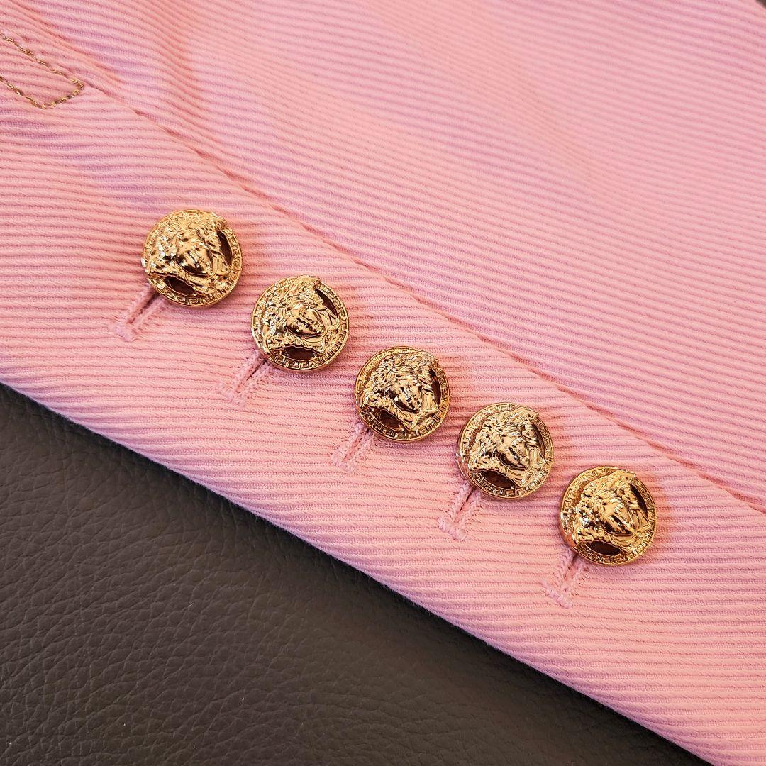 新品タグ付き Versace ヴェルサーチ ジャケット メデューサボタン y2k