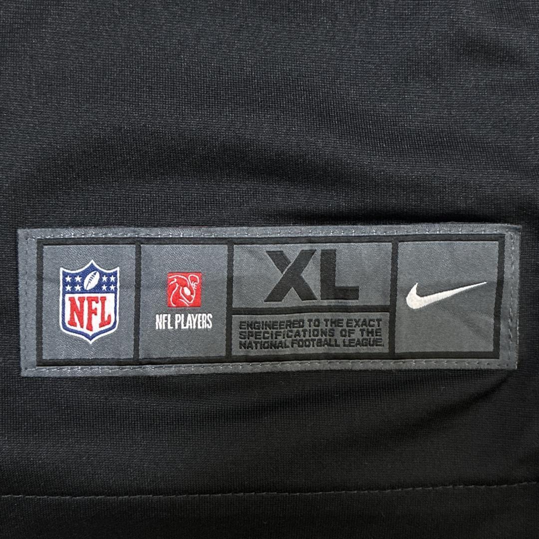 NIKE NFLファルコンズ 2XL相当 黒 アメフトゲームシャツ ユニフォーム