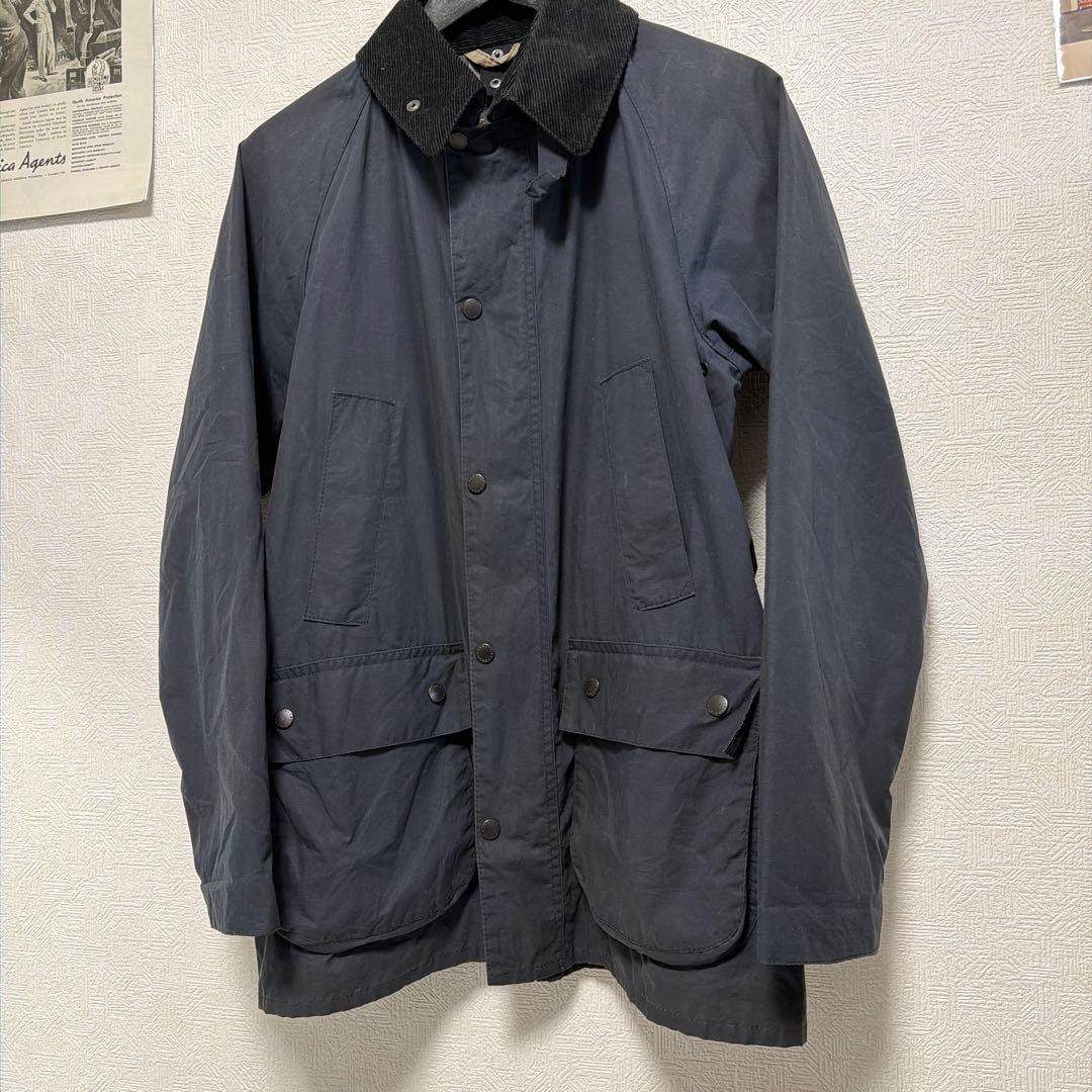 レ*バ様 美品　バブアー barbour ビデイル　SL 36 ネイビー　3ワラ
