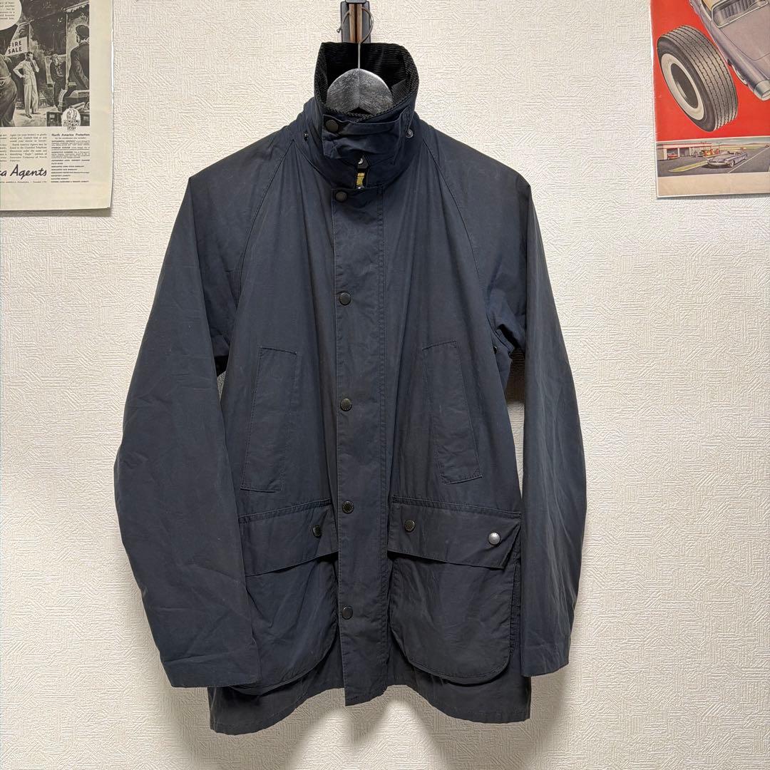 レ*バ様 美品　バブアー barbour ビデイル　SL 36 ネイビー　3ワラ