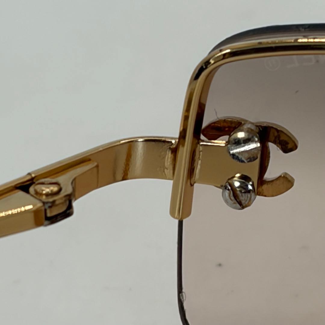 CHANEL★ハーフリムサングラス・メガネ4093-B C.125/8Z