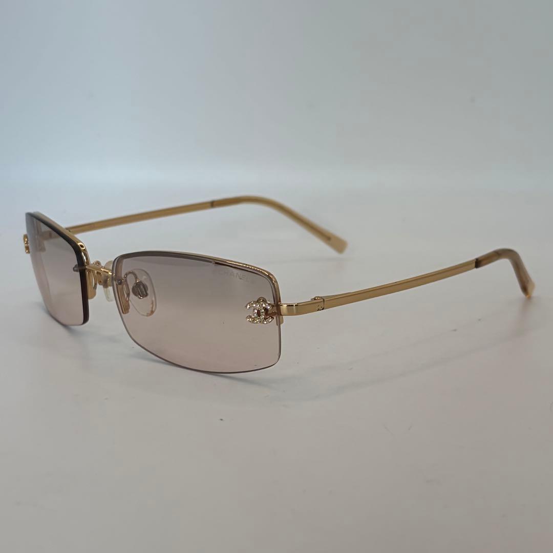 CHANEL★ハーフリムサングラス・メガネ4093-B C.125/8Z