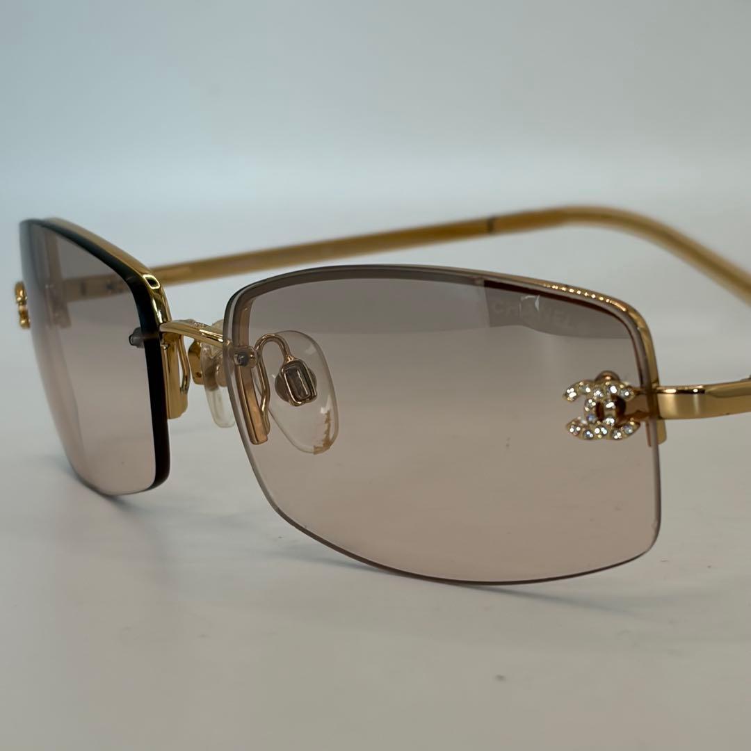 CHANEL★ハーフリムサングラス・メガネ4093-B C.125/8Z