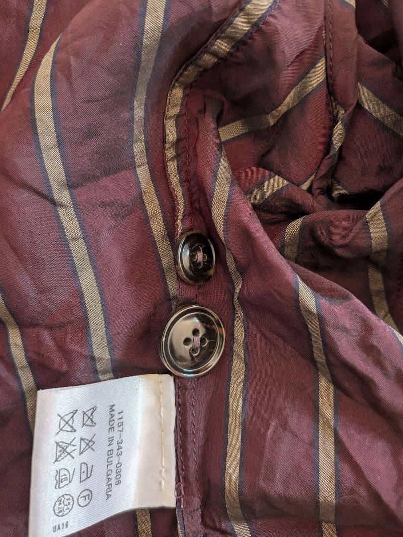 DRIES VAN NOTEN 2010年頃 薄手ジャケット 46 袖ボタン欠落