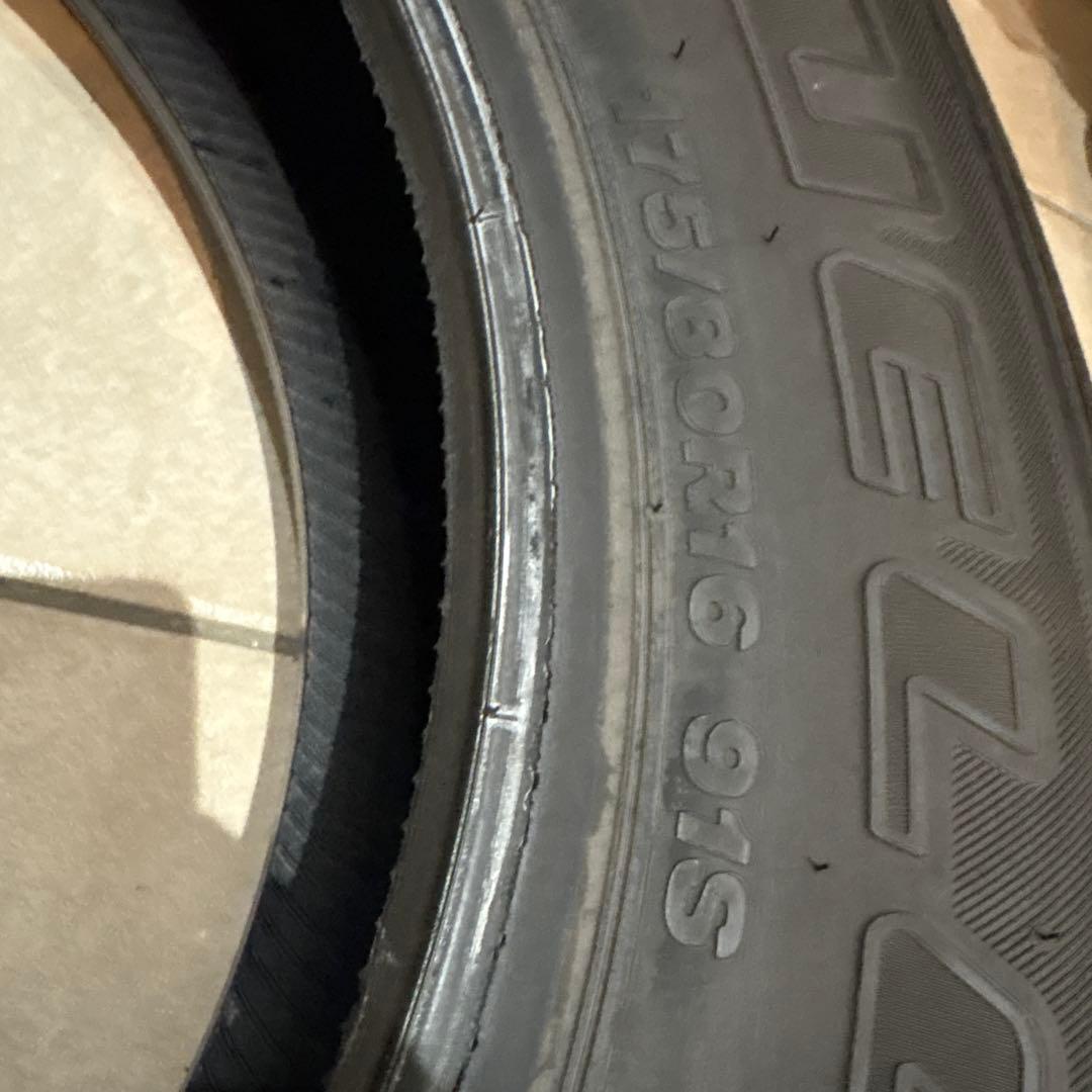 175/80R16 2024年製　４本セット　バリ山　ブリヂストン　サマータイヤ