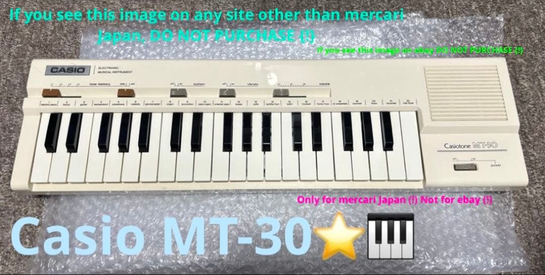 Casio MT-30☆カシオトーン初期モデル☆アナログベースシンセサイザー☆