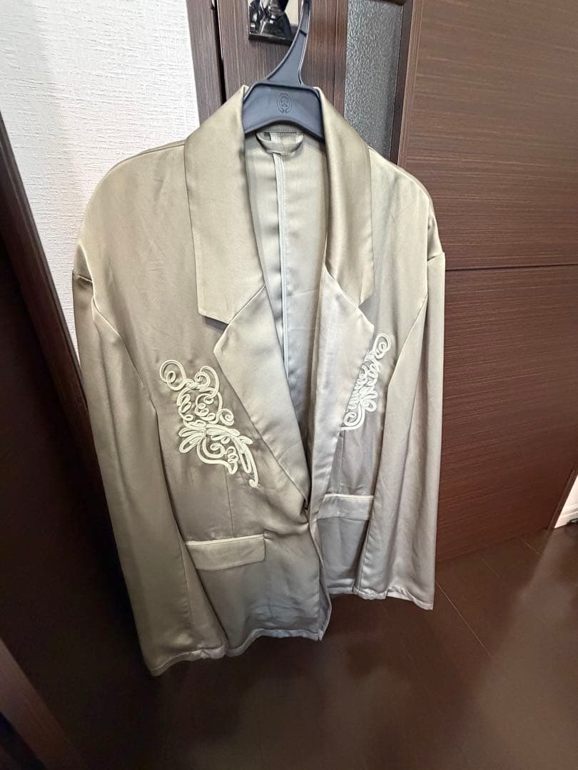 ジャケット・アウター Knuth marf embroidered satin jacket