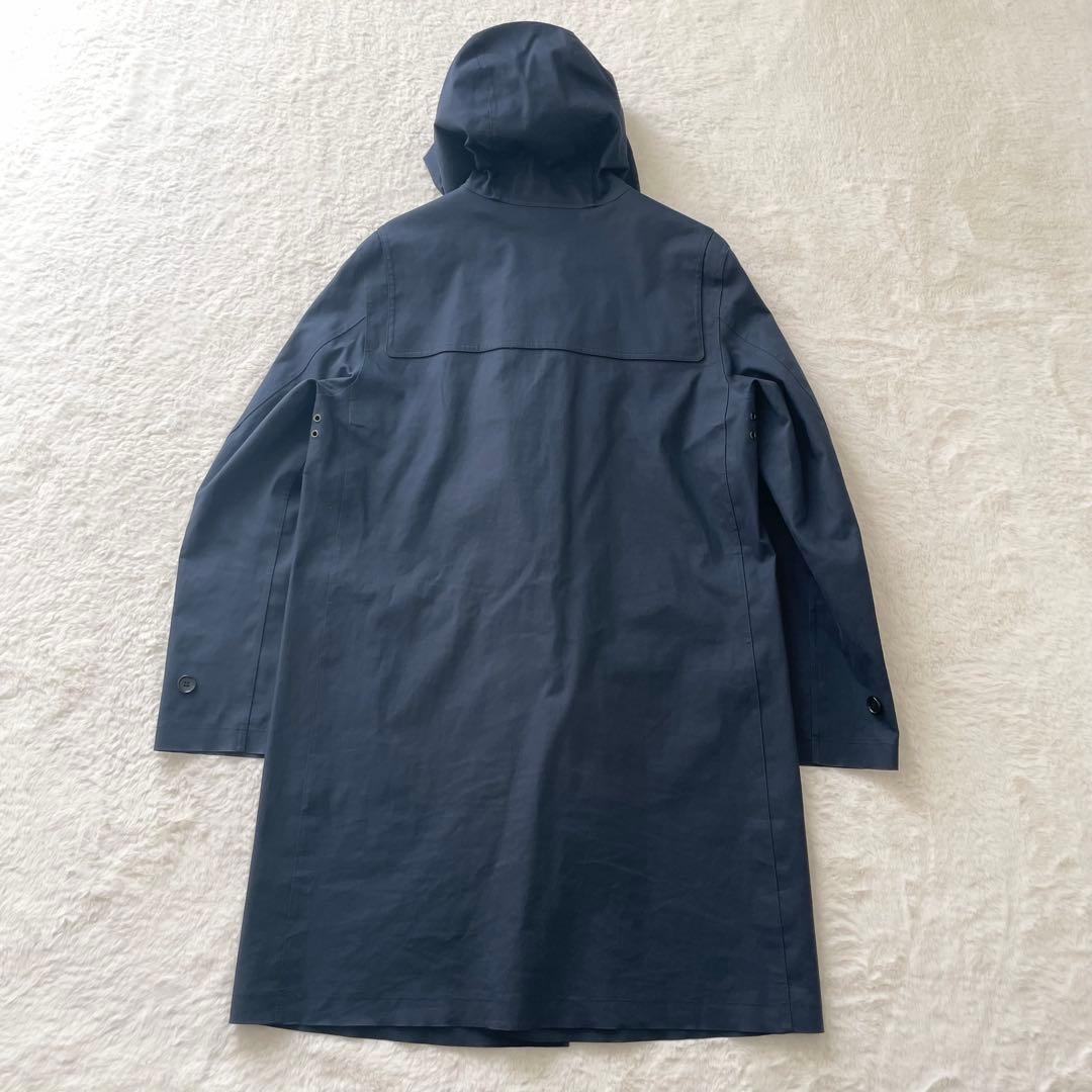 美品✨マーガレットハウエル×マッキントッシュ　ゴム引きコート　ダッフル　ネイビー