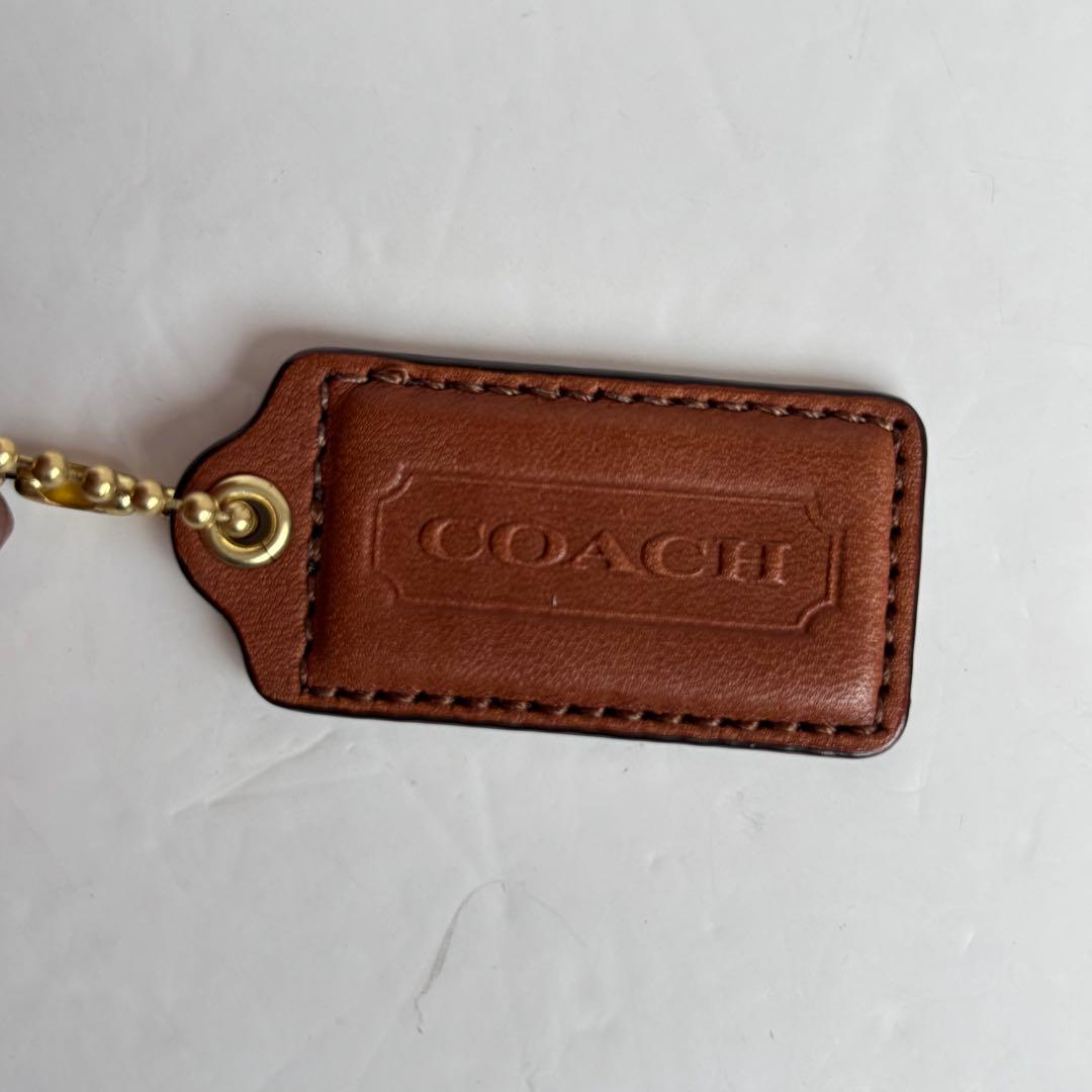 オールドコーチ Vintage COACH 17995 ミニボストン　レザー　茶
