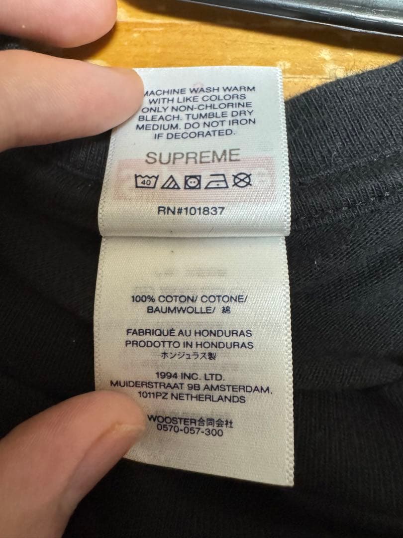 Supreme グラフィックTシャツ S ブラック