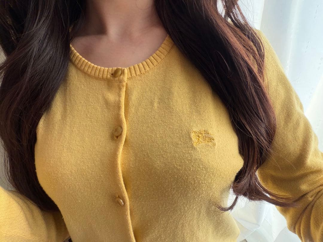 BURBERRY カーディガン イエロー♡