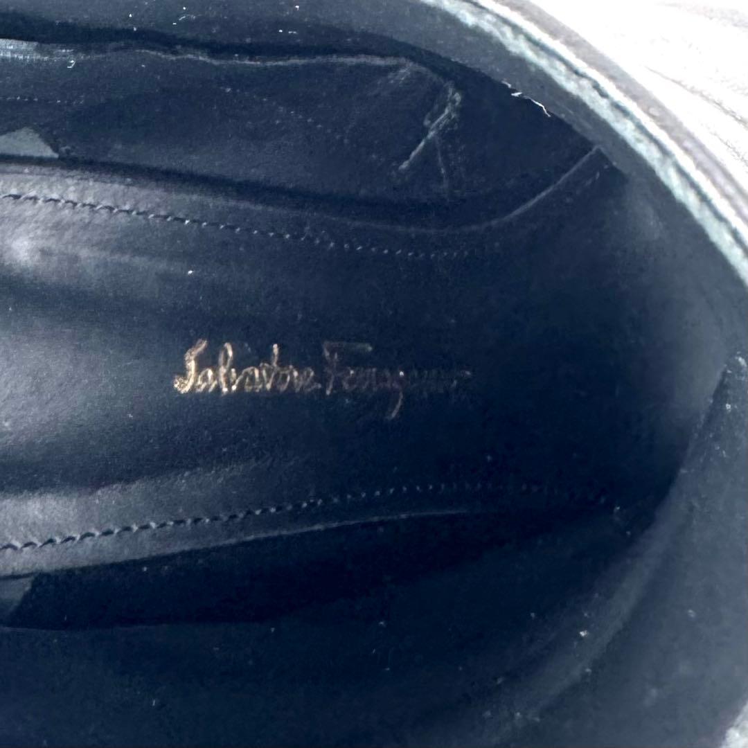 【Ferragamo】 フェラガモ （24cm） ショートブーツ ゴールド