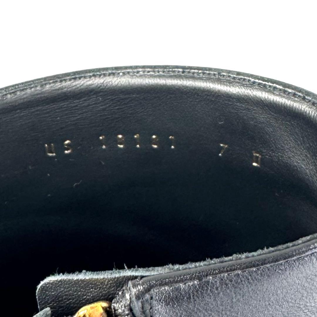 【Ferragamo】 フェラガモ （24cm） ショートブーツ ゴールド