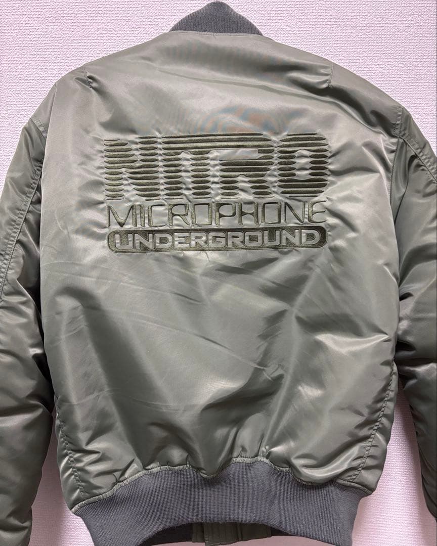 AVIREX×NITRO MICROPHONE UNDERGROUND MA-1