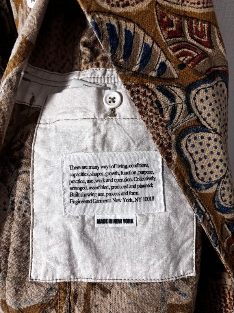 Engineered Garments 花柄 ベイカージャケット