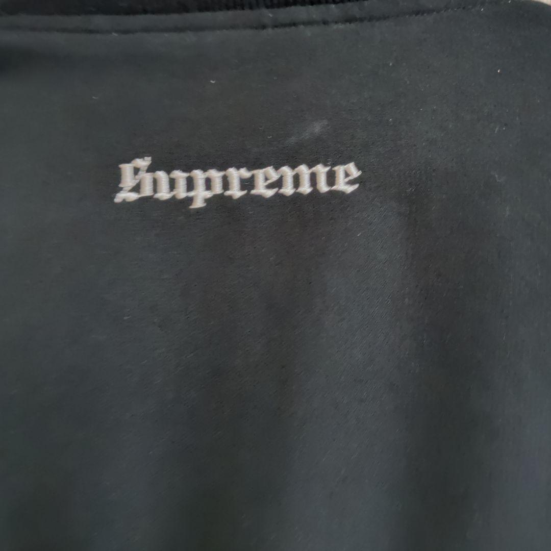 Supreme ジップアップジャケット 黒 ダイヤモンドパターン