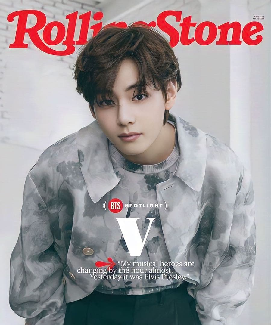 日本未発売 新品 未開封 アメリカ BTS Rolling Stone V テテ