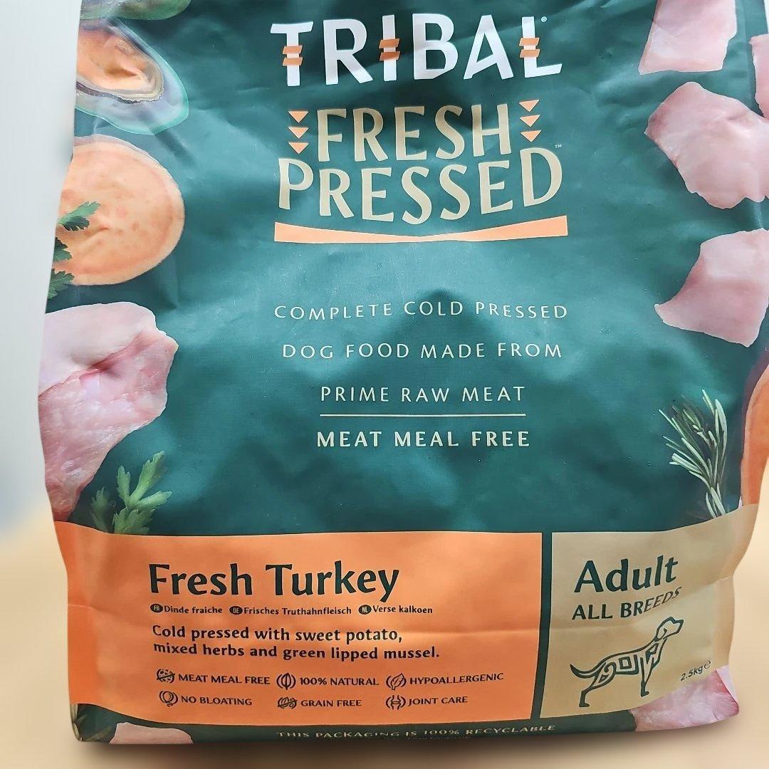 TRIBAL コールドプレス ドッグフード ターキー 2.5kg×2袋